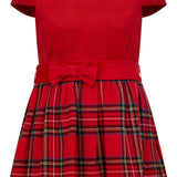 Diana Velvet & Tartan Party Dress