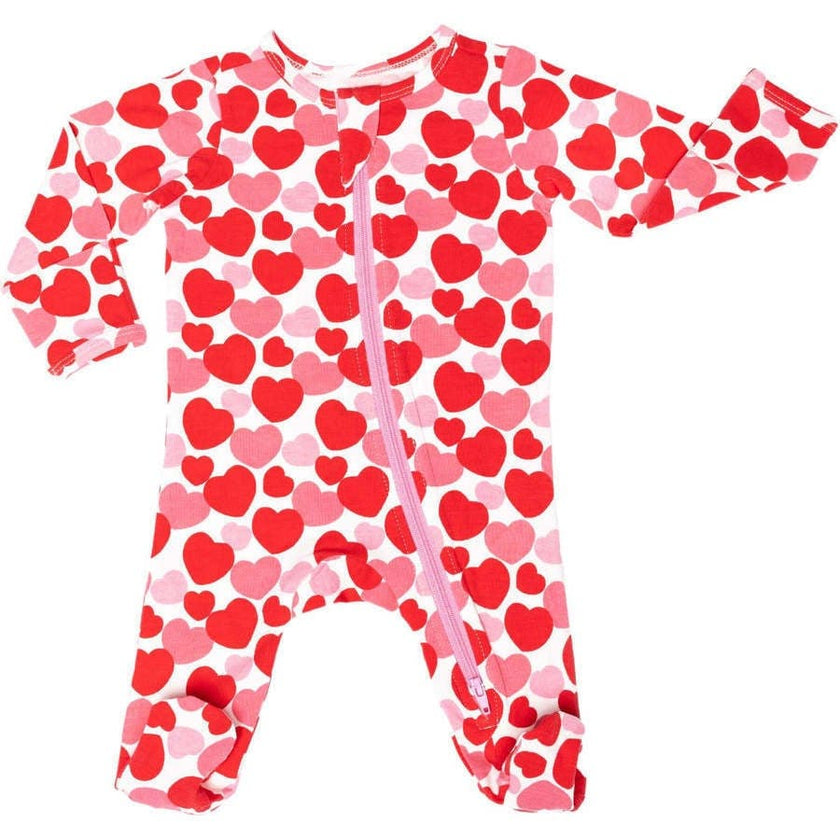 Organic Zippered Footed Onesie