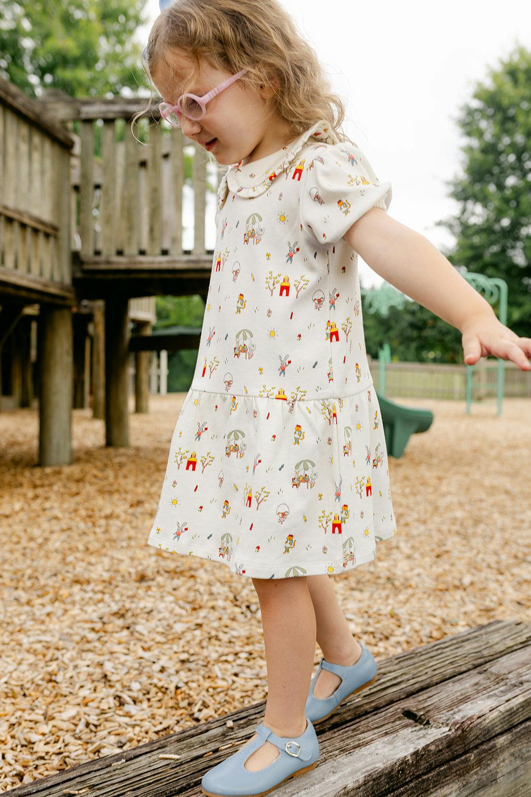 Lily Dress - Schoolyard Print