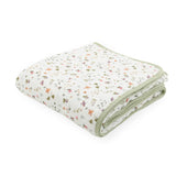 Original Cotton Muslin Quilt - Garden Bees