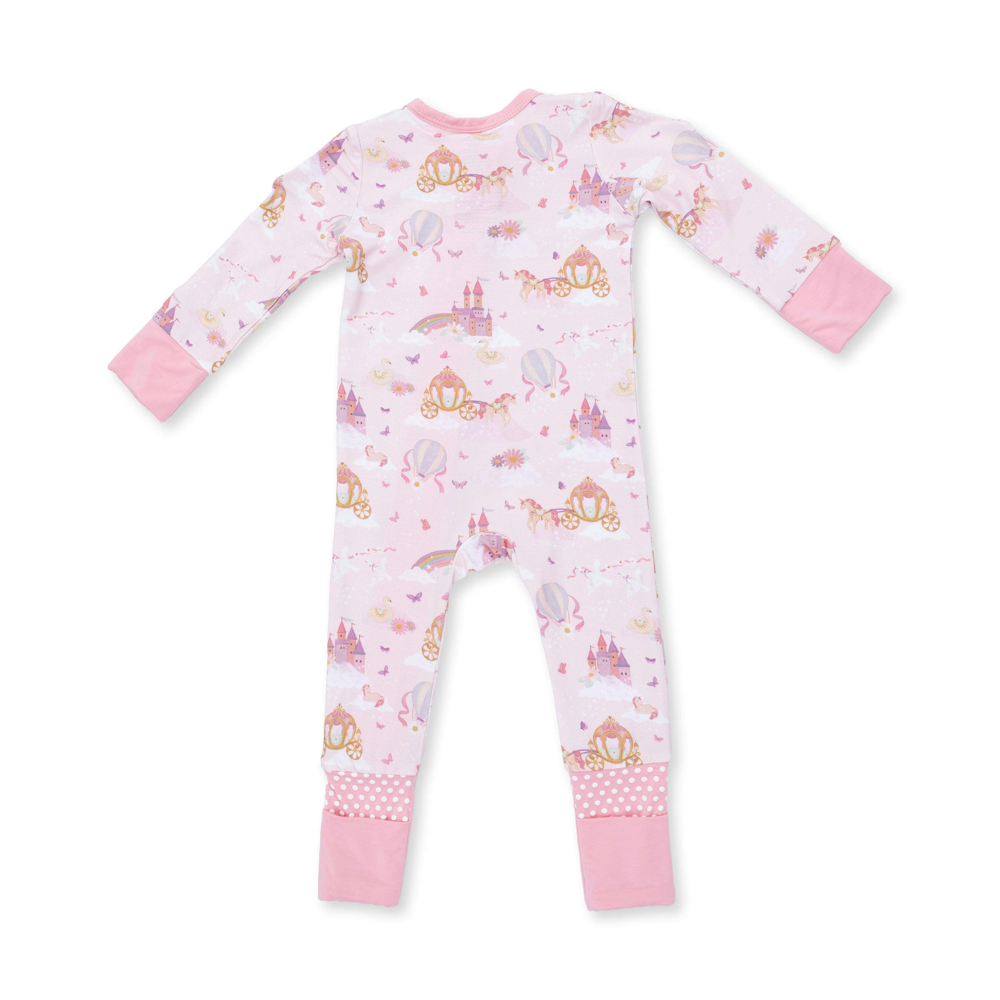 Princess Unicorns and Castle - Convertible Romper