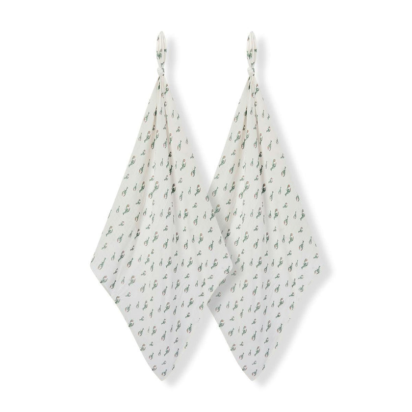Mint Lobster Bamboo Swaddle