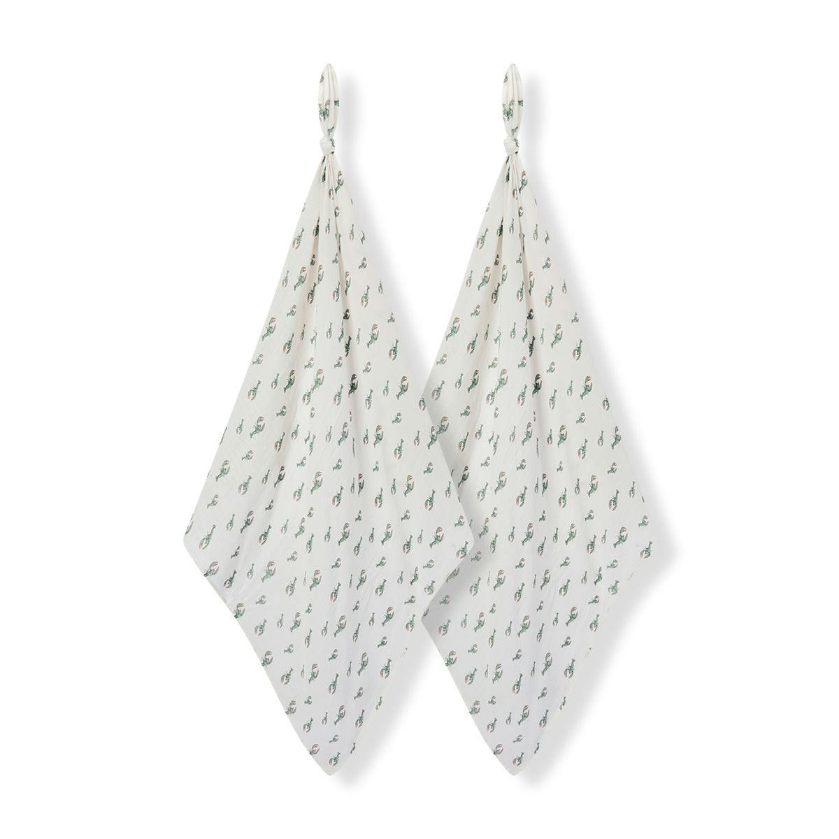 Mint Lobster Bamboo Swaddle