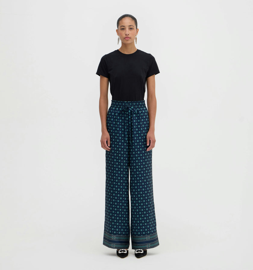 The Maxime Pant - Juniper Foulard
