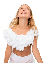 Wide Petal Neck Ruffle Bikini