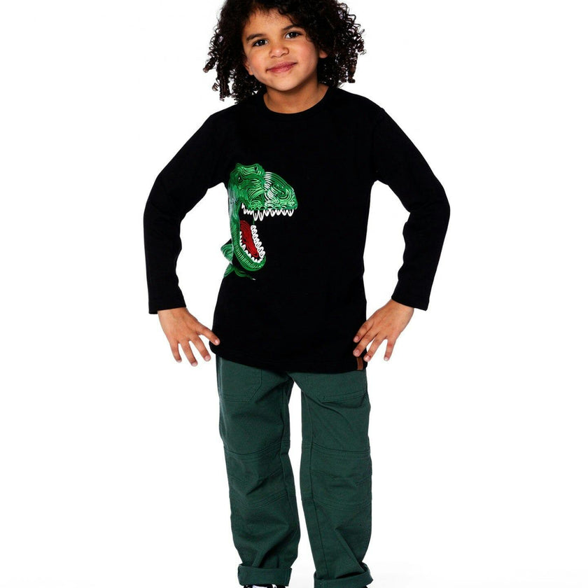 Twill Jogger Pants with Patch Pockets