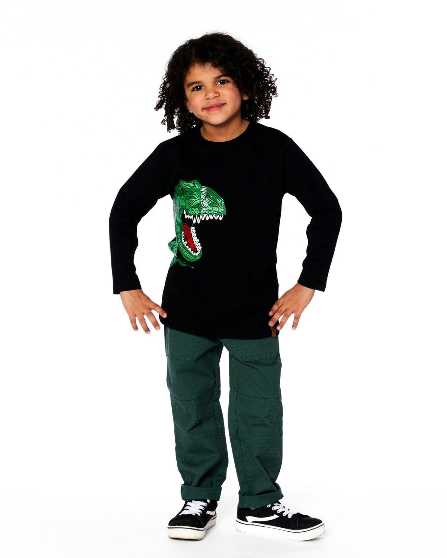 Twill Jogger Pants with Patch Pockets