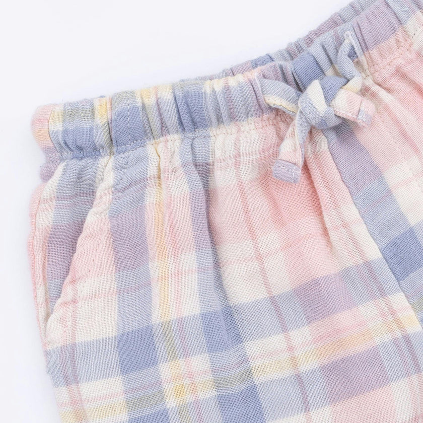 Dusty Plaid - Polo with Casual Short
