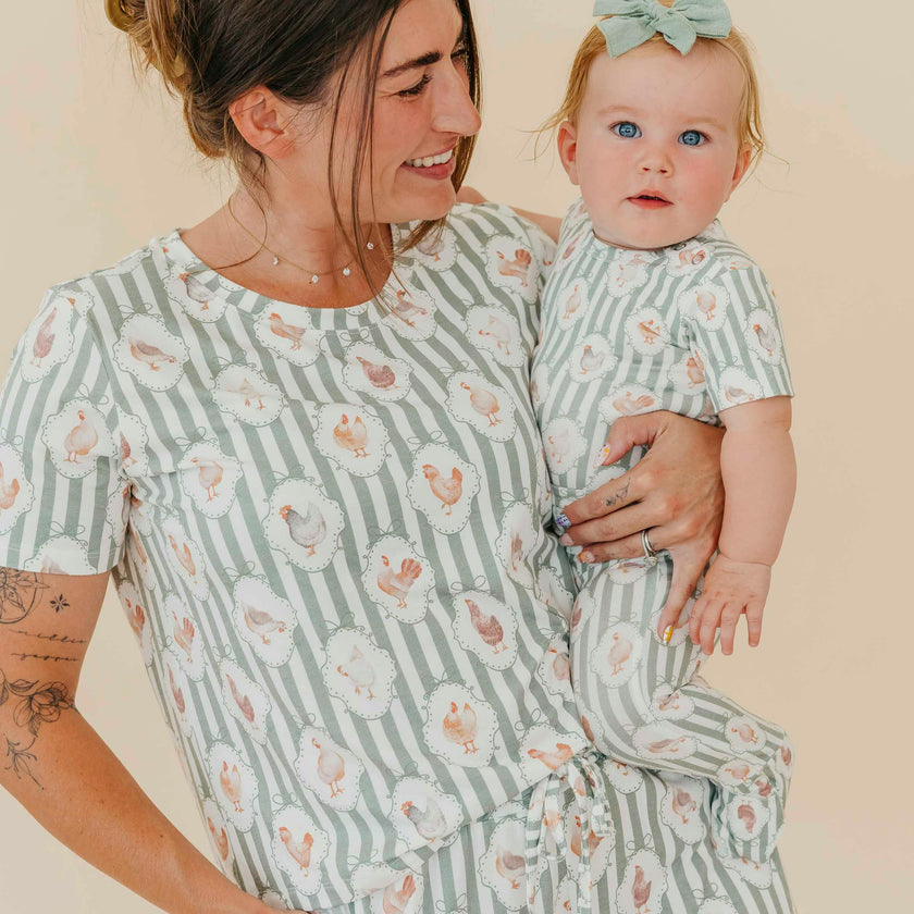 Women's Short Sleeve Pajamas - Constance