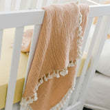 6-Layer Cotton Muslin Baby Blanket (Copper)
