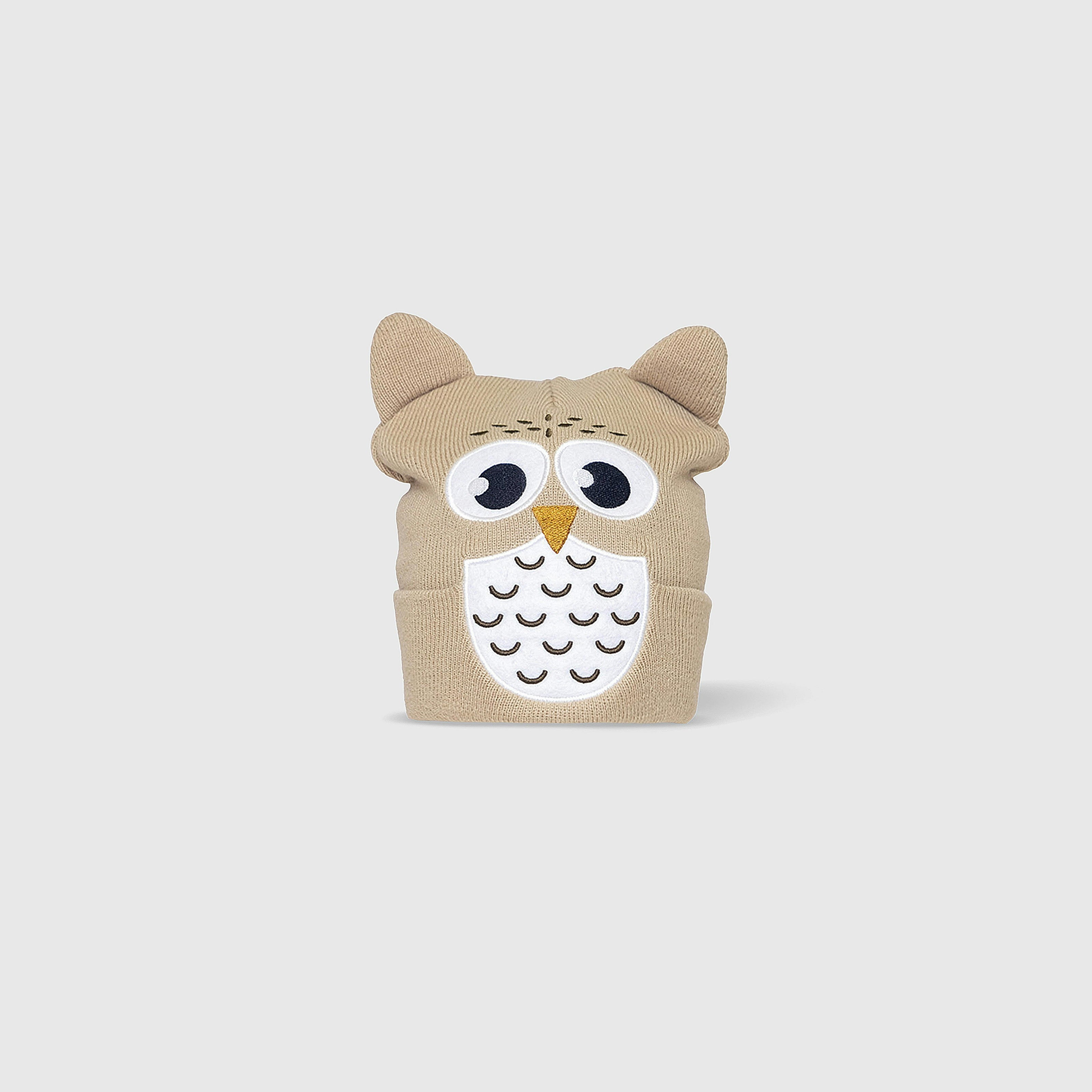 The Big Face Beanie – Owl