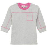 Color Block Pocket T shirt