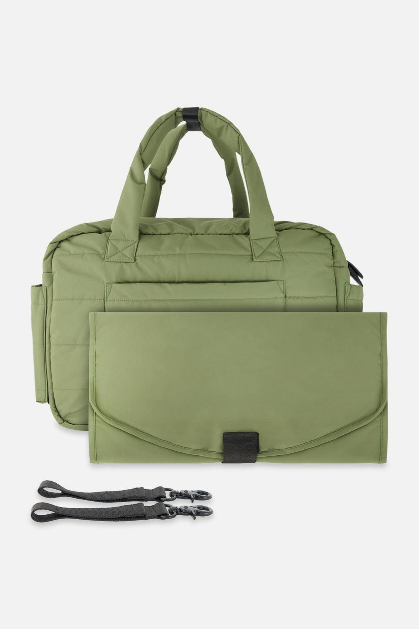 Diaper Bag With Changing Mat Olive Green