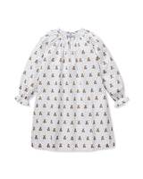 Girl's Twill Delphine Nightgown in Teddy Tales