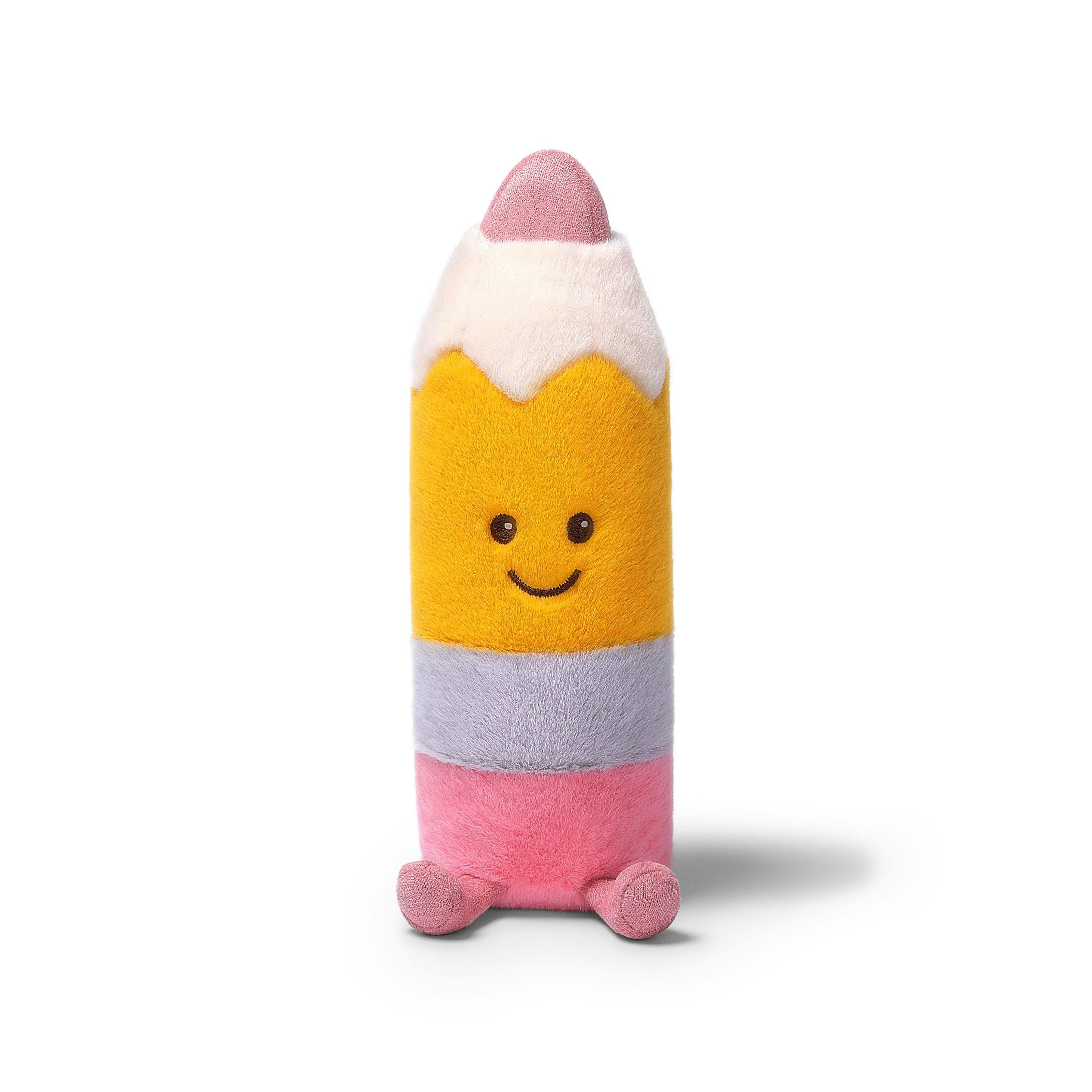 McHugs Perfect Score Pink Pencil Weighted Plush Friend 18 cm