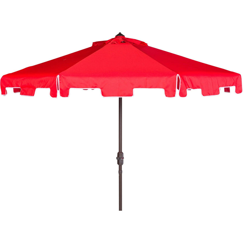 UV-Resistant Zimmerman 9' Crank Push-Button Tilt Umbrella
