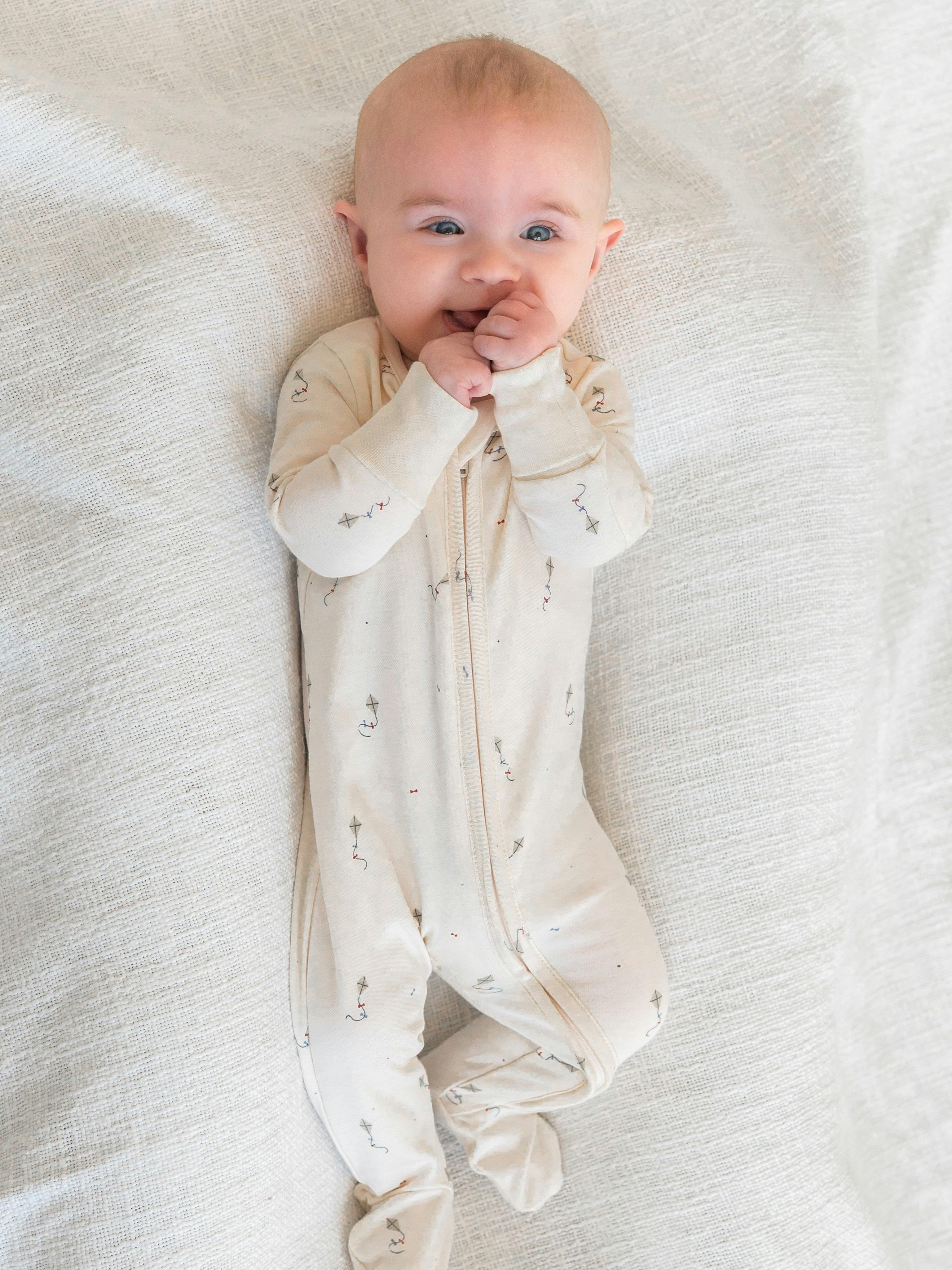 Peyton Zipper Sleeper - Kite / Dune + Barn