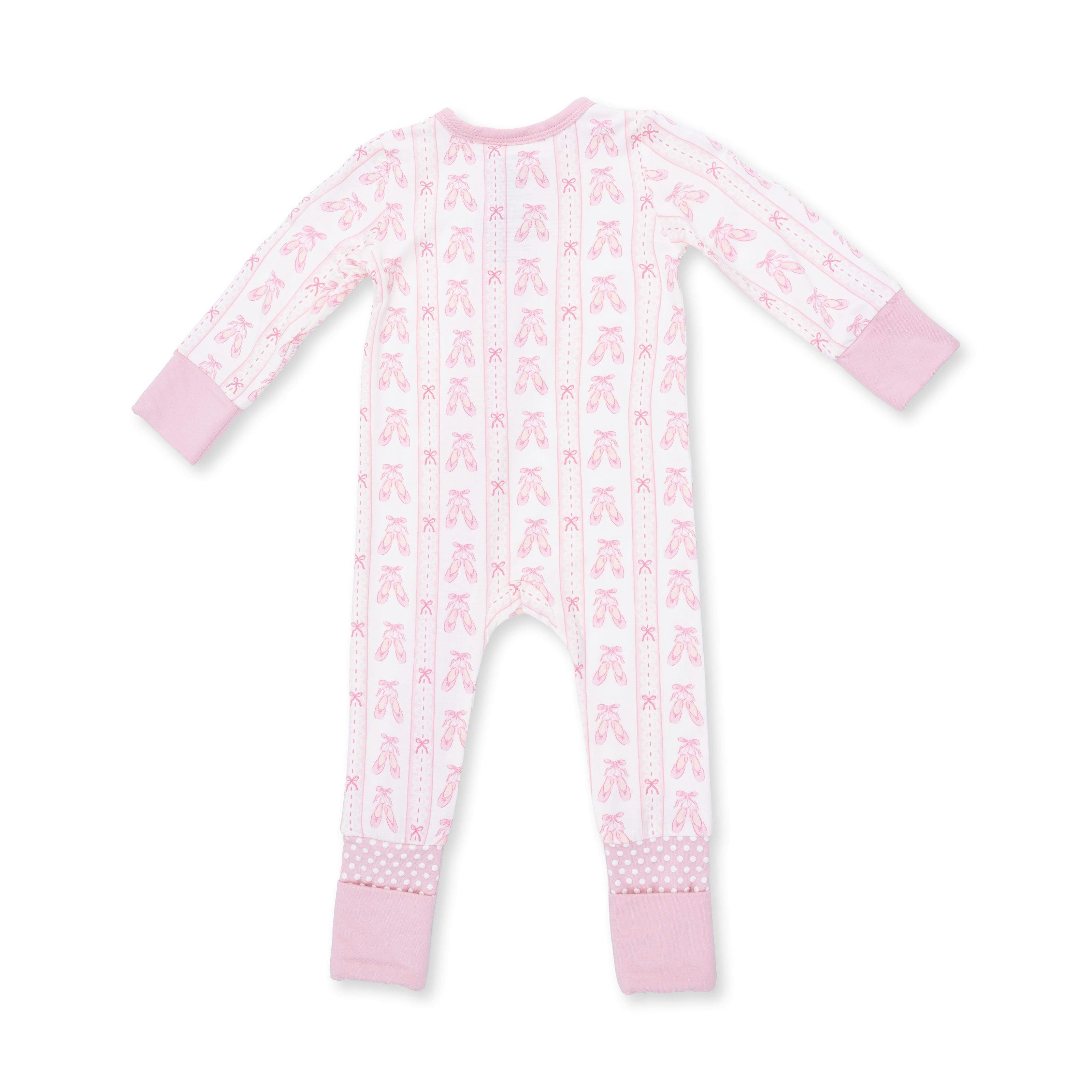 Ballet Shoes Ribbon Stripe - Convertible Romper