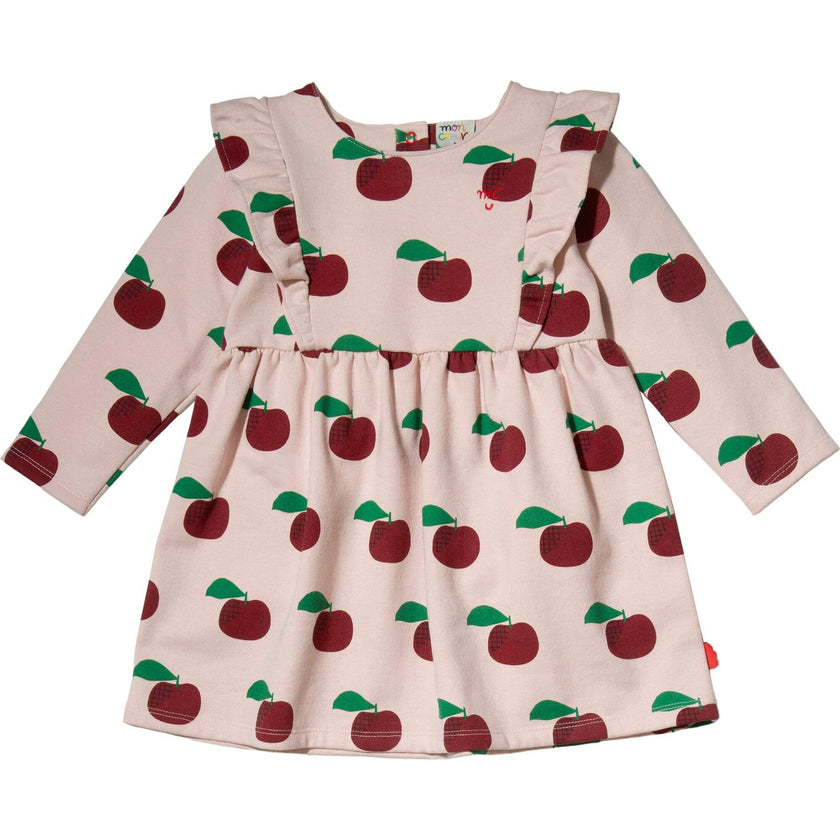 Recycled Cotton Apples Kid Ruffle Dress