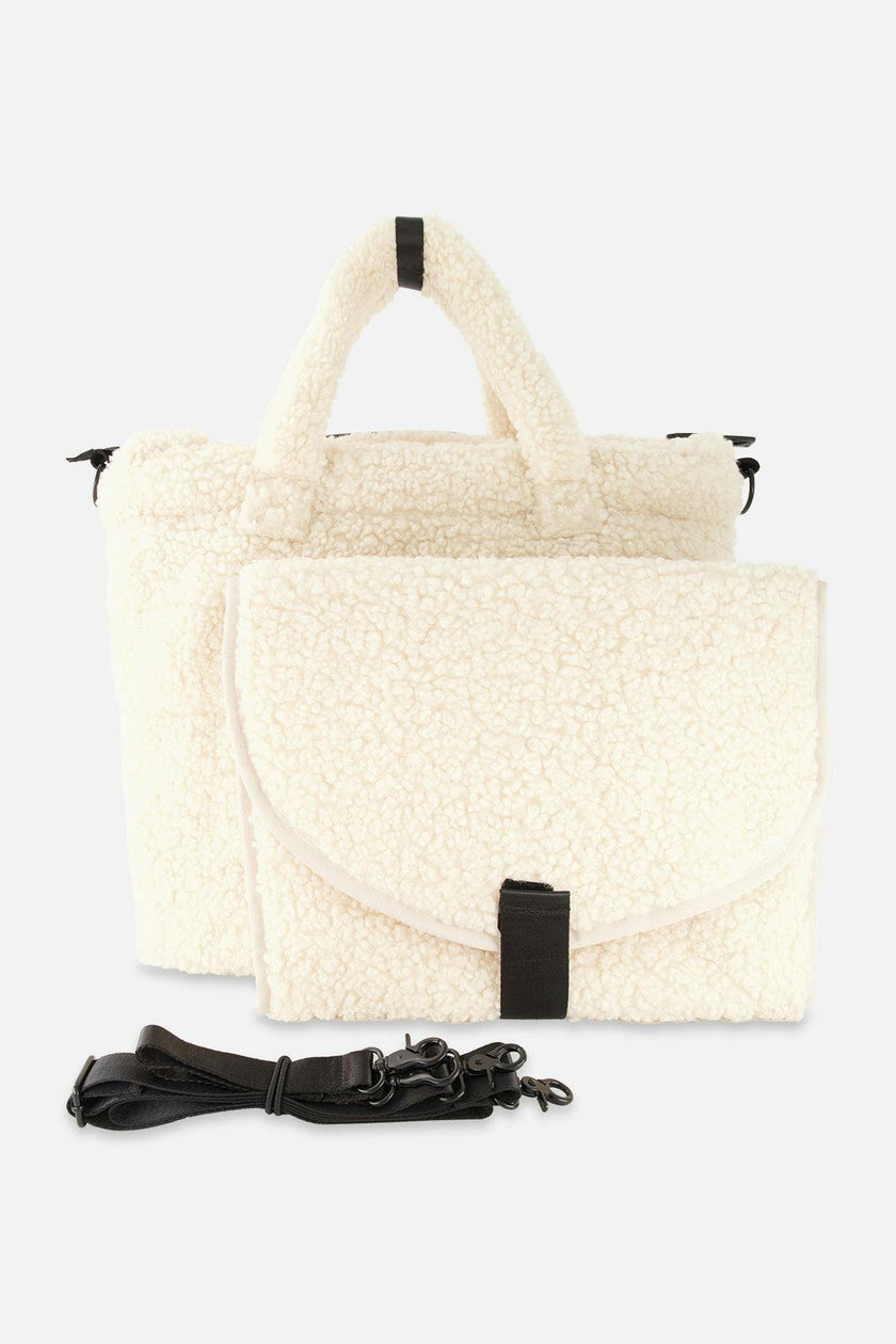 Diaper Bag Off-White With Changing Mat