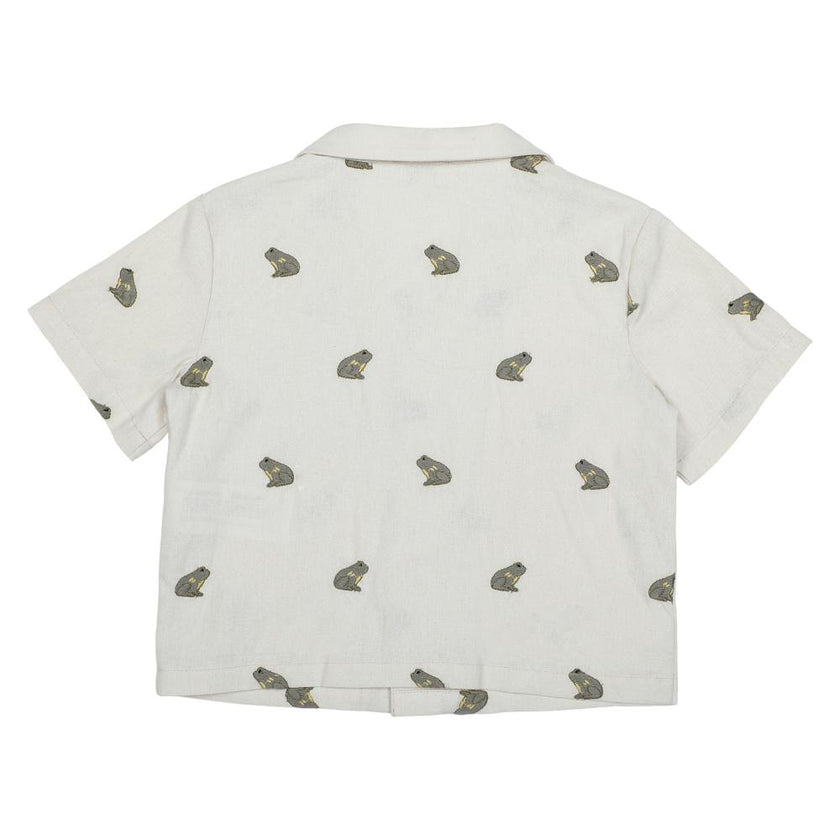 Deccie Shirt | Frogs | Warm White