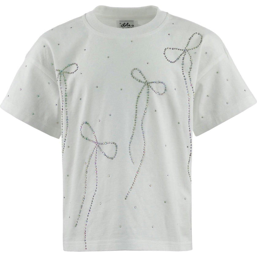 Women's Crystal Bows T-shirt