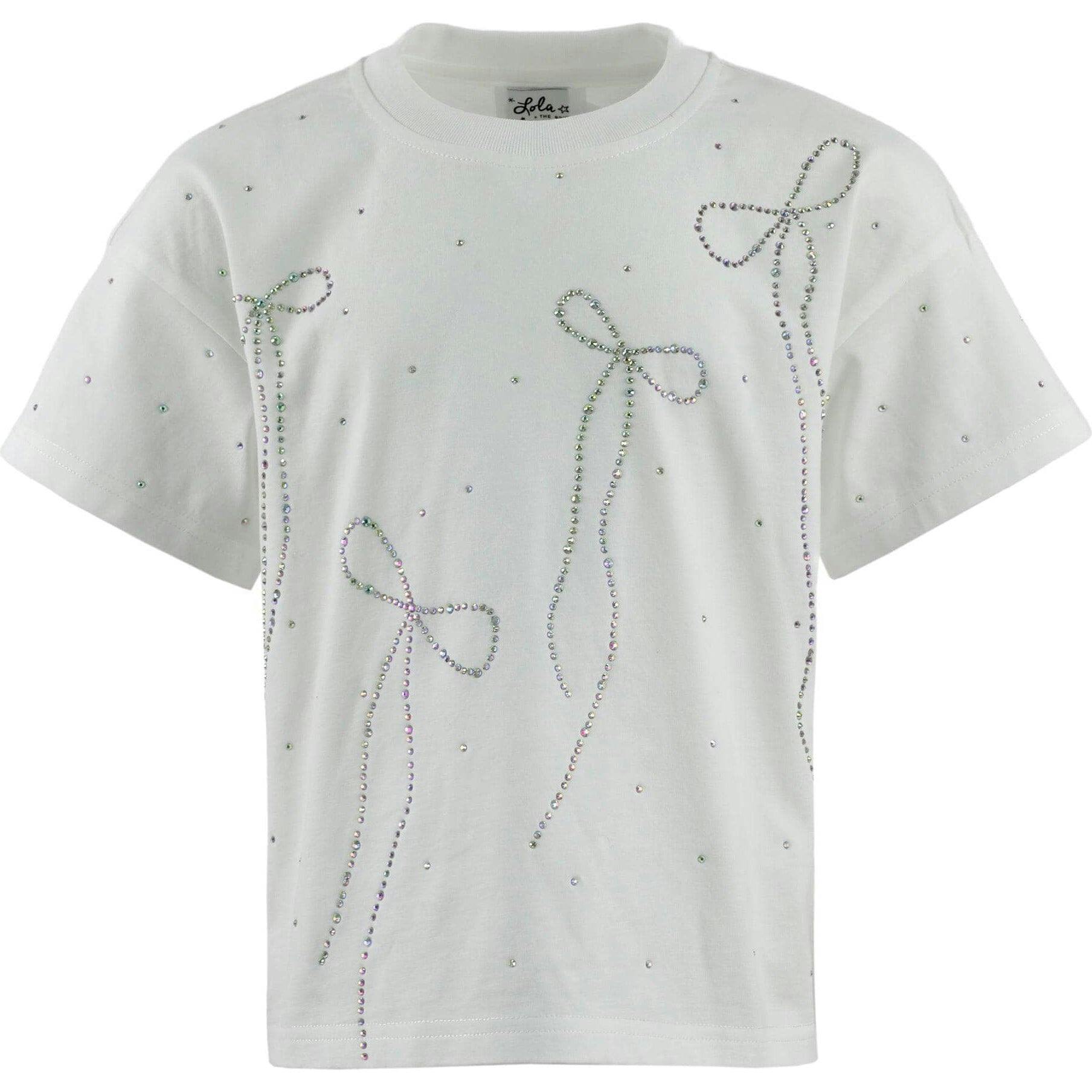 Women's Crystal Bows T-shirt
