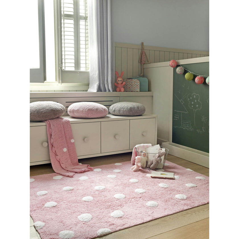 Polka Dots Washable Rug