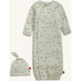 Base Camp Buddies Org Cot Mag Gown + Hat Set