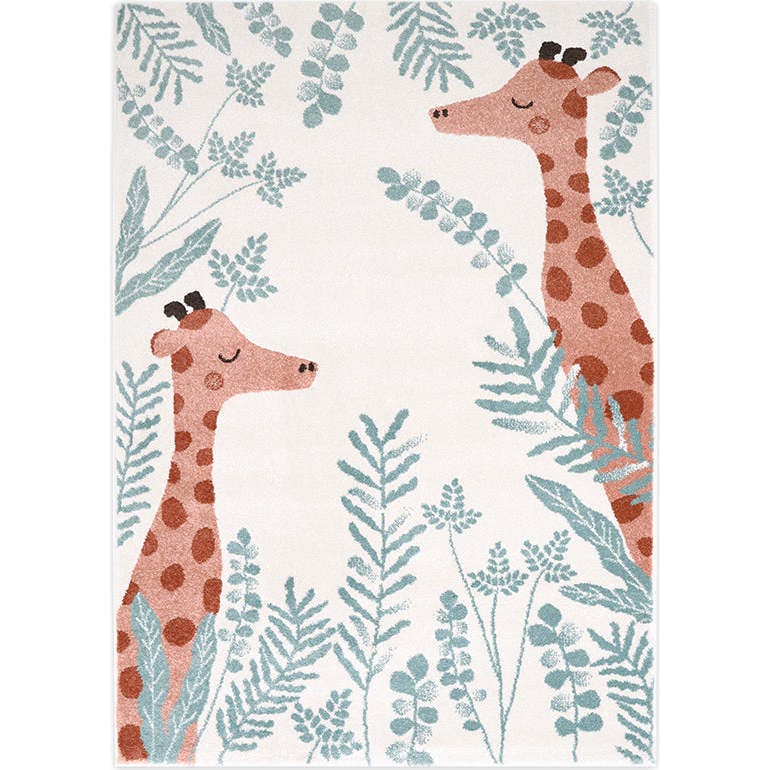 Nisu Graphic Print Rectangular Rug, Multi