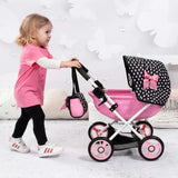 Bayer Design Dolls: Pram Cosy - Black, Pink, Hearts