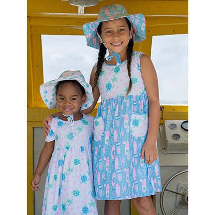 (New) UPF 50+ Dahlia Sleeveless Tee Dress w/ Pockets