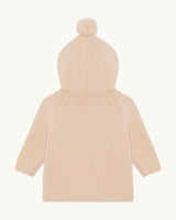 Bo Cable Knit Pram Cardigan - Pink