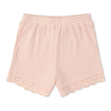 Organic Ruffle Top & Shorts Set - Blush