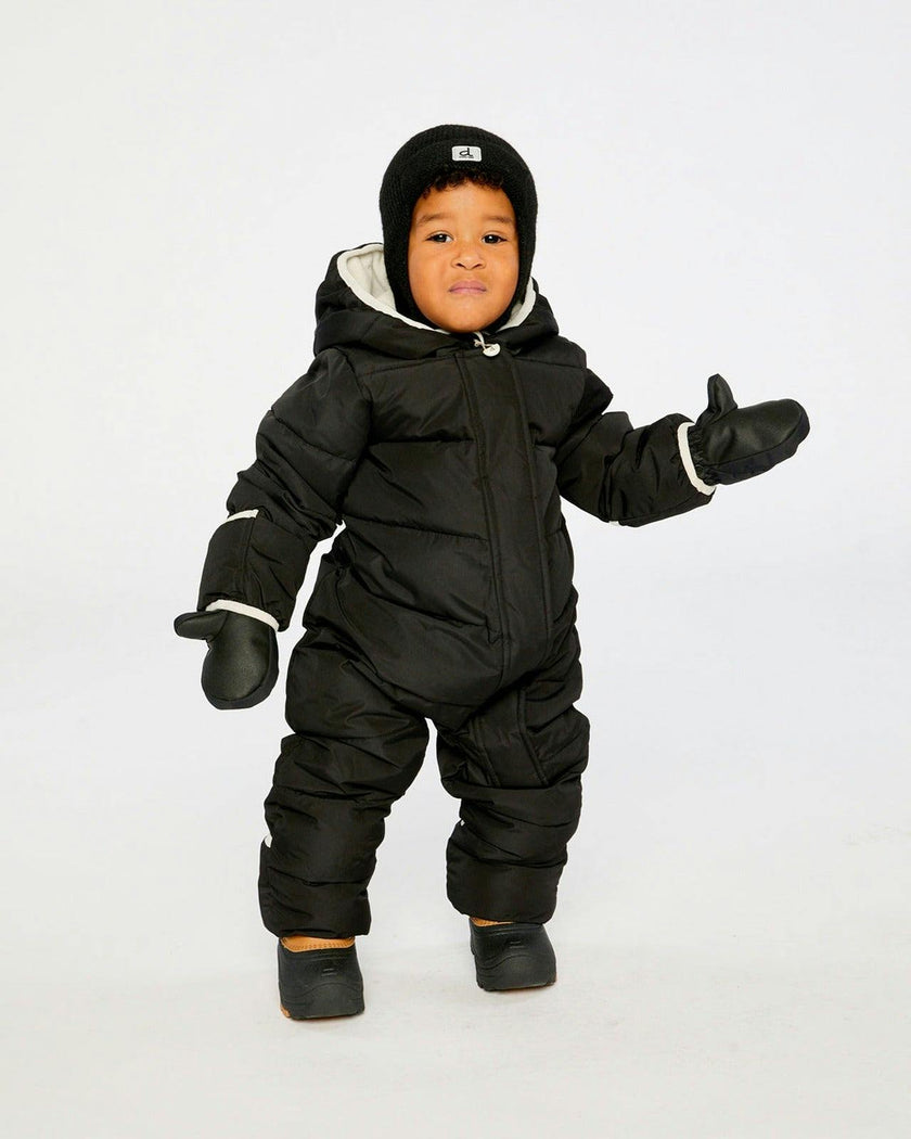 Baby Cloud One Piece Snowsuit Adapted For Car Seats Black