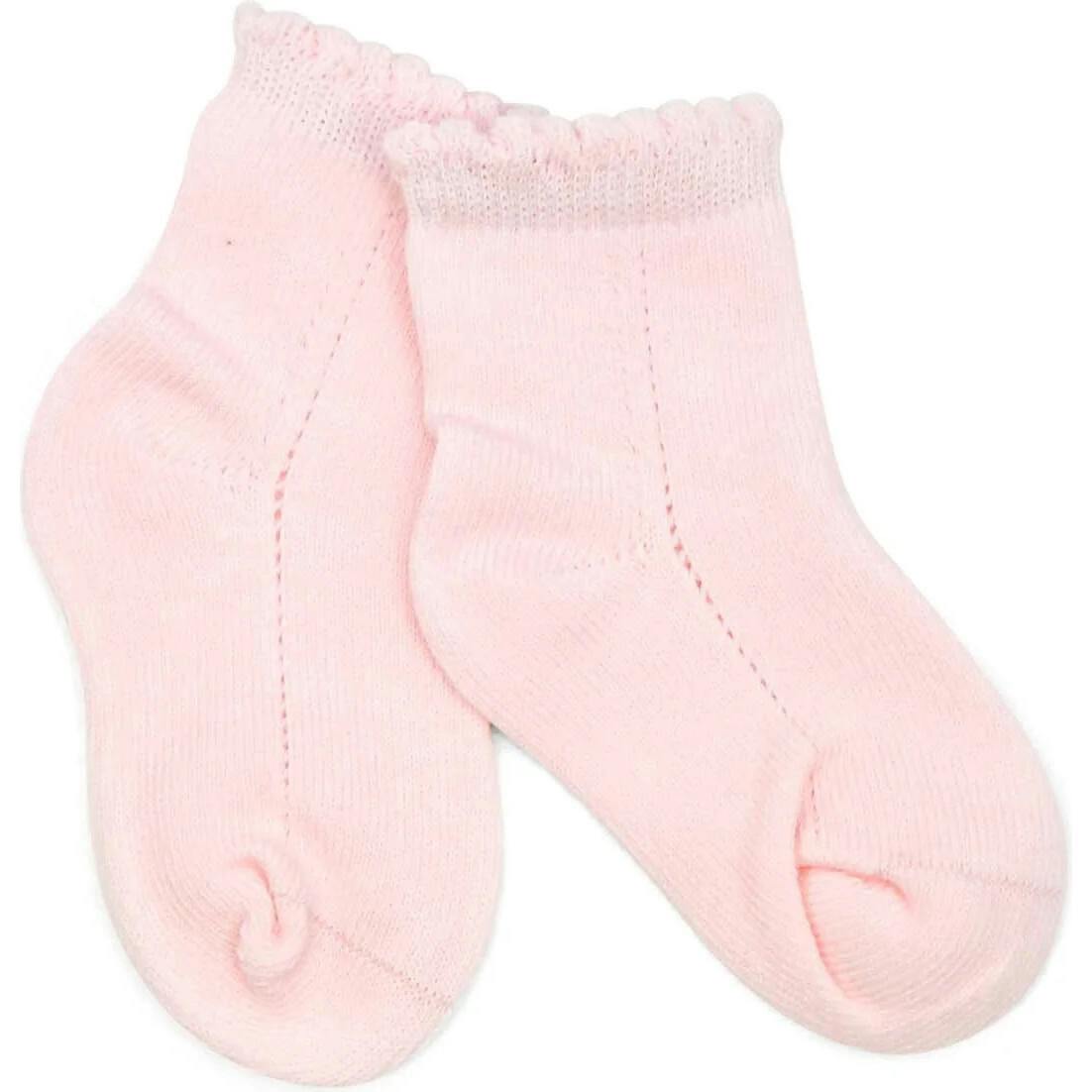 Openwork Ankle Sock (Pink)