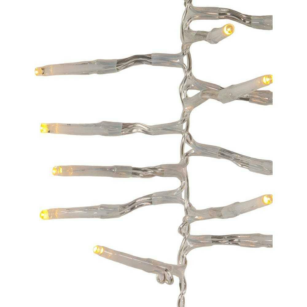 1000-Light 32.8-Foot Warm White LED Cluster Garland
