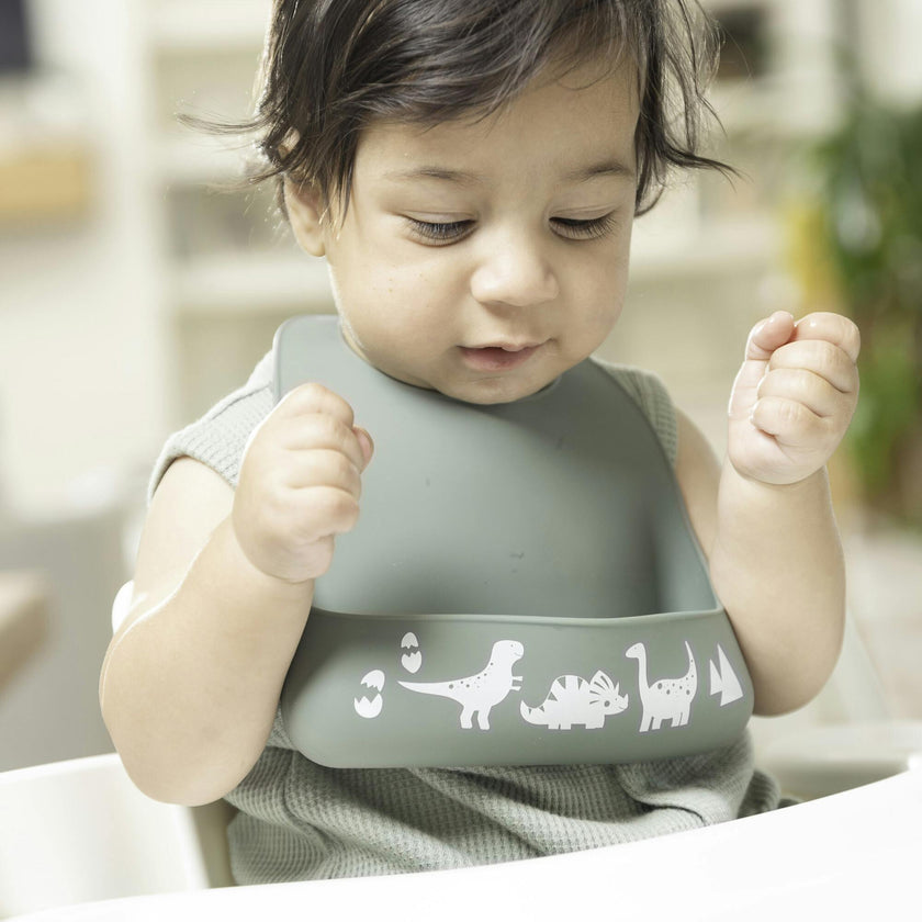 Dino Rawr Little Bites Narrow Bib