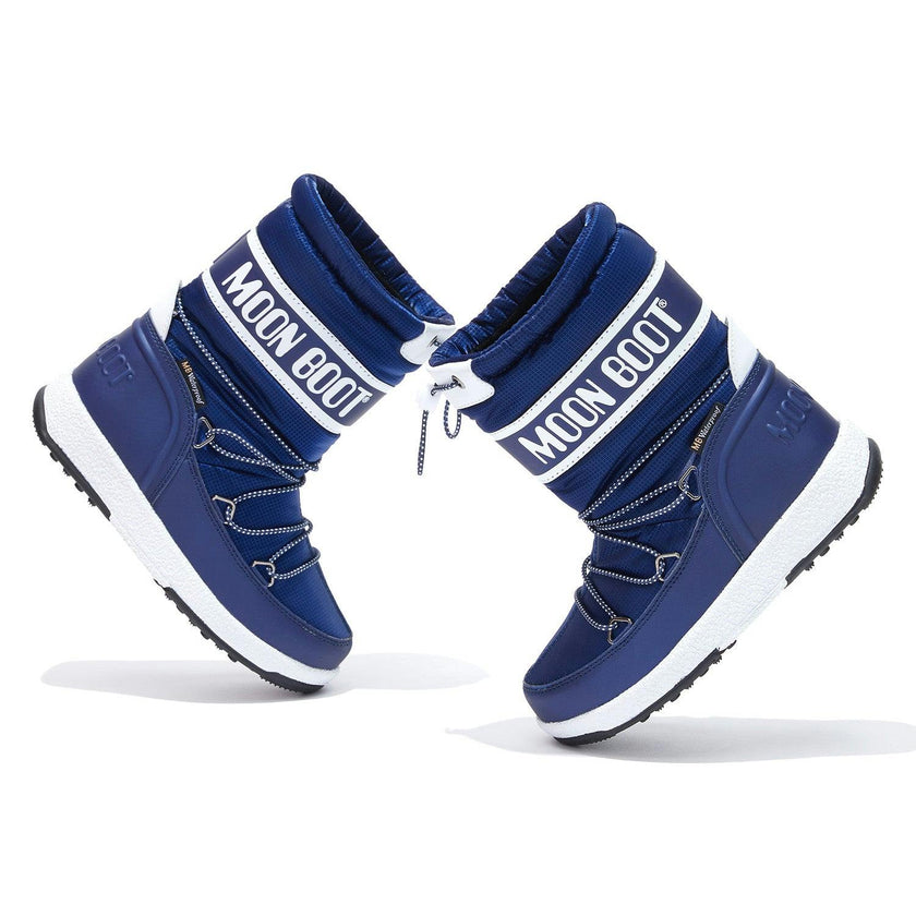 MOON BOOT Sport Junior Blue Ripstop Boots
