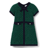 The Tweed Sweater Dress, green