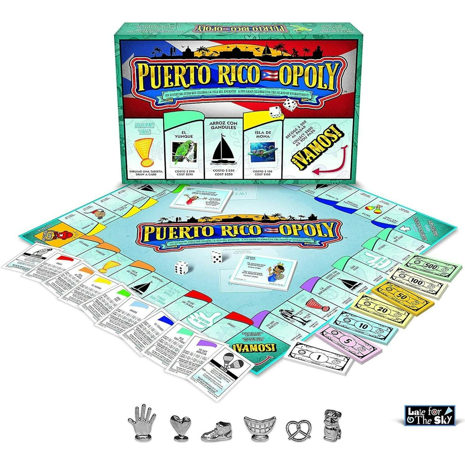 Late For The Sky: Puerto Rico-opoly Board Game