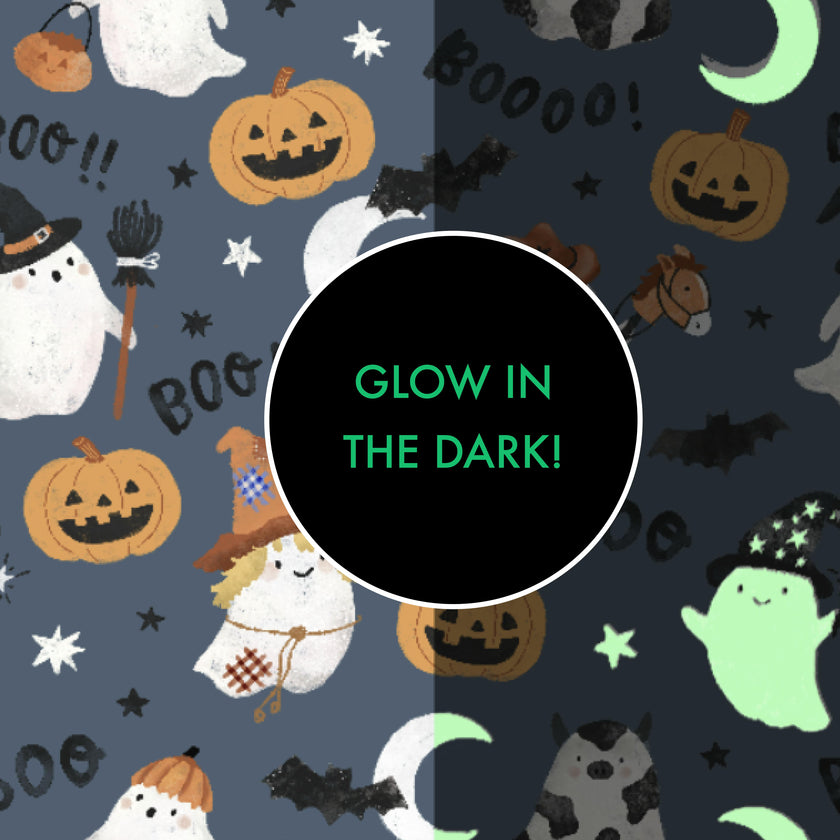 Costumed Ghosts - Glow In The Dark - Long Sleeve Loungewear Set