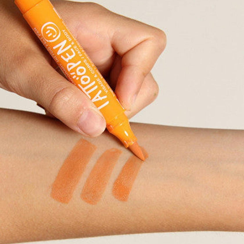 Tattoo Pen for Kids Orange