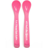 Eat Cake Hail Queen Spoon Set