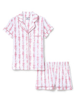 The Poppy Pima Short Set in Pink Mayfair Toile