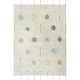 Washable Play Rug Wildflowers 4' x 5' 3"