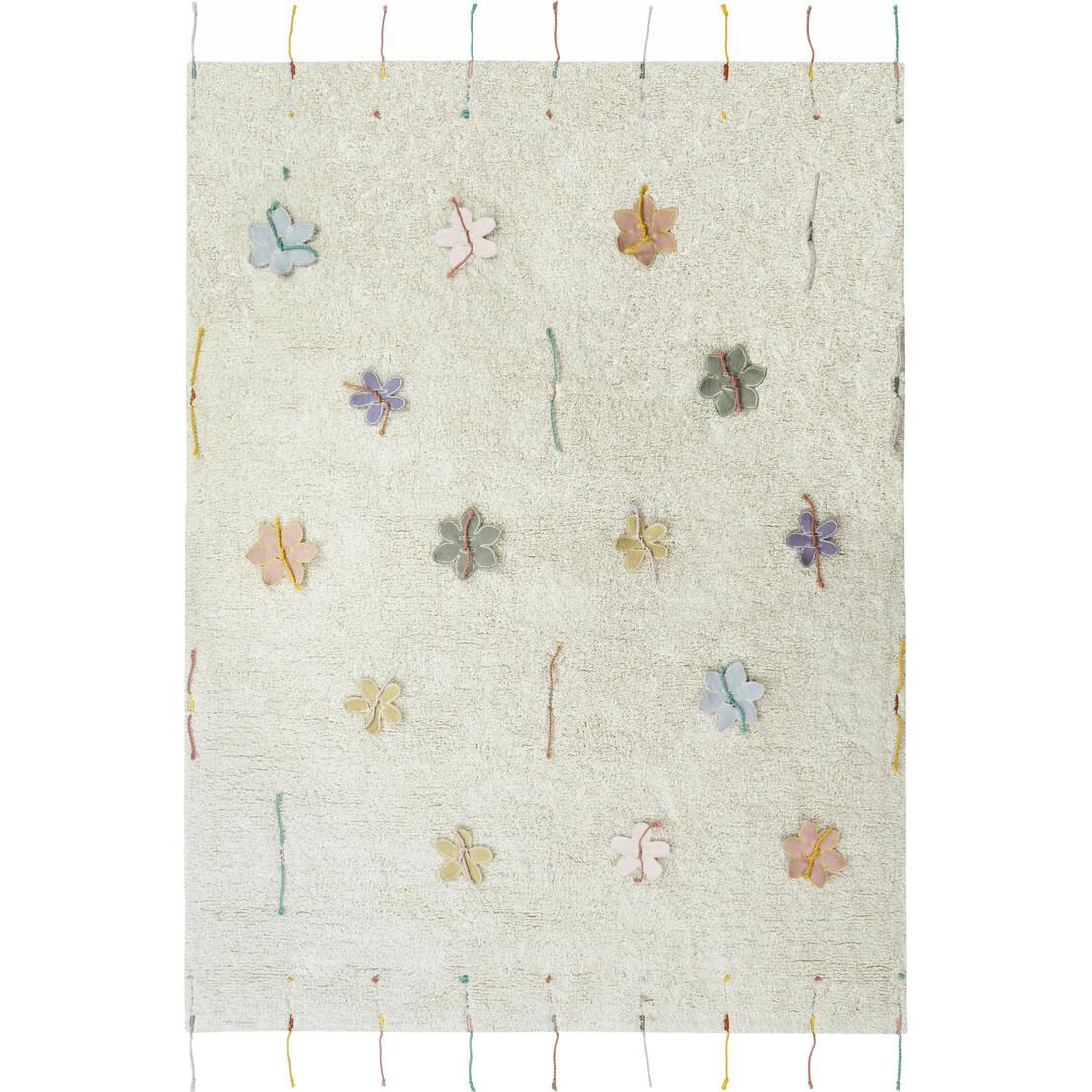 Washable Play Rug Wildflowers 4' x 5' 3