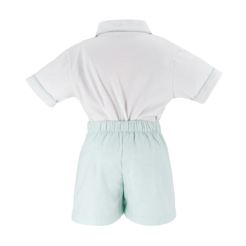 Jackson Boy Polo Set - Fall Leaves