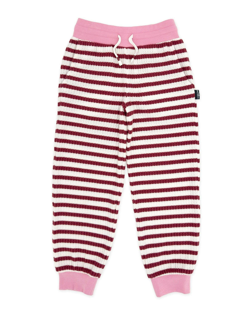 Prism Striped Pant - Mystic Maroon Thermal