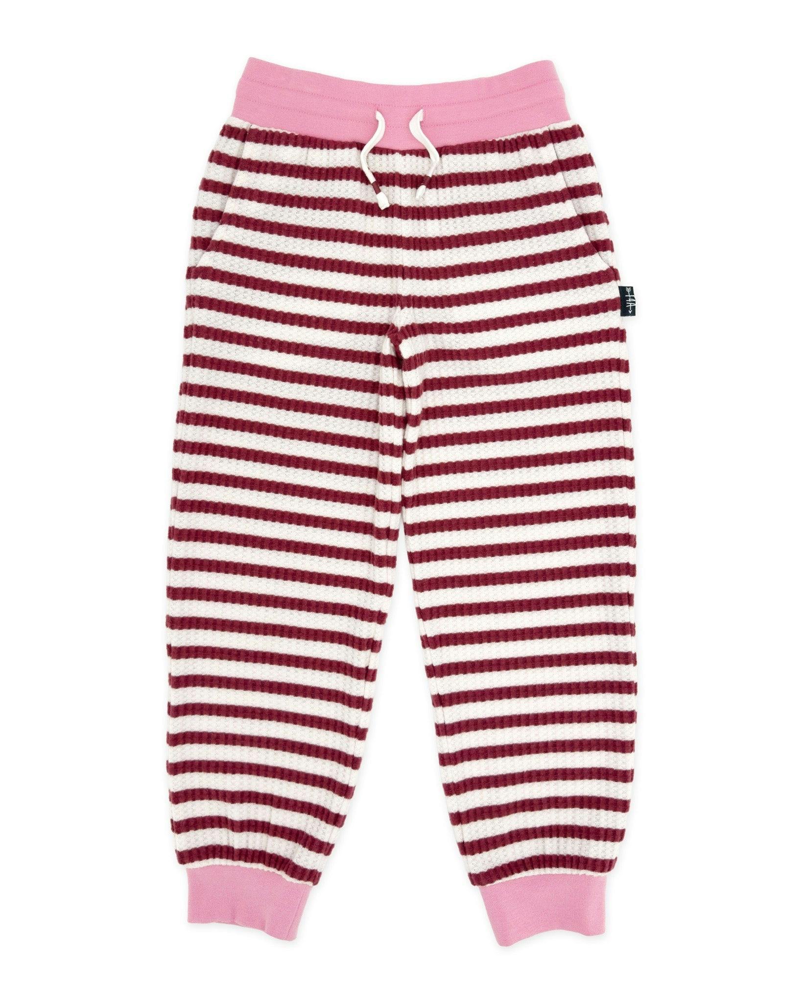 Prism Striped Pant - Mystic Maroon Thermal